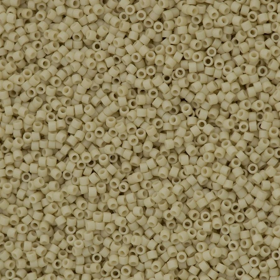 DB0388 Matted Opaque Bone Luster, Miyuki Delica 11/0