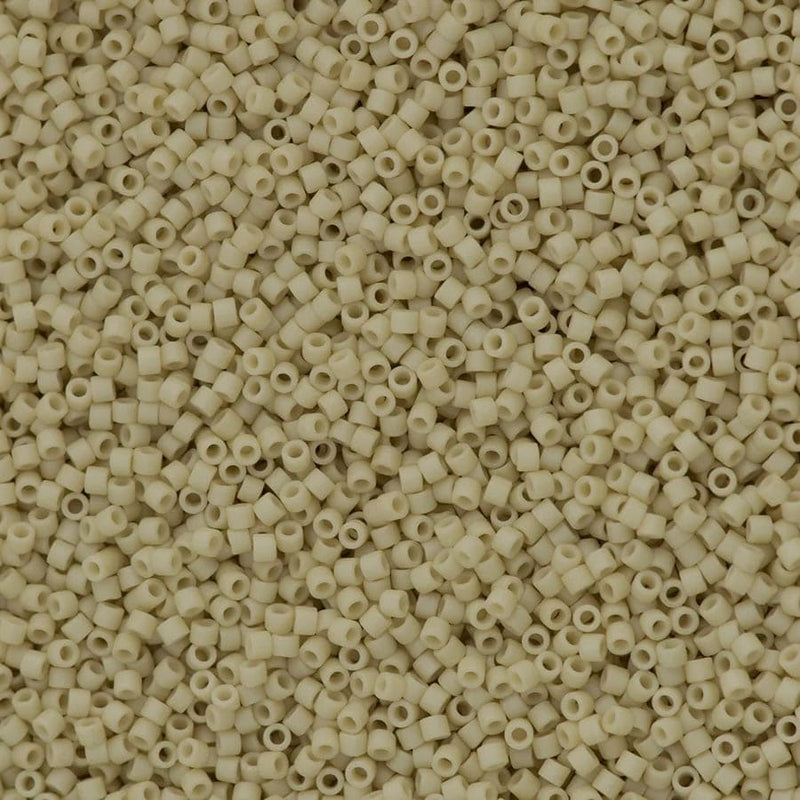 DB0388 Matted Opaque Bone Luster, Miyuki Delica 11/0