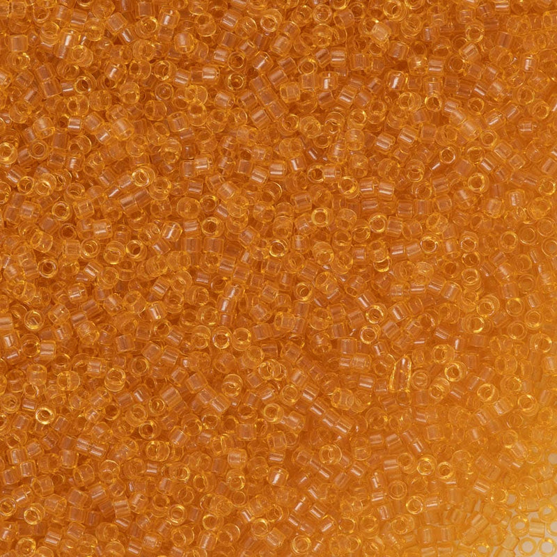 DB0704 - Transparent Dk.Mandarine, Miyuki Delica 11/0