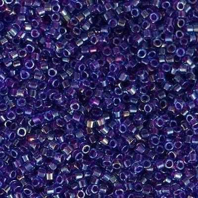 DB1755 - Fuchsia Lined Aqua AB, Miyuki Delica 11/0