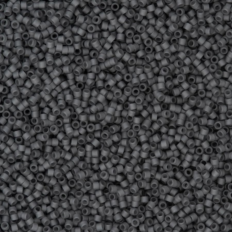 DB2406 - Matte Transparent Charcoal, Miyuki Delica 11/0