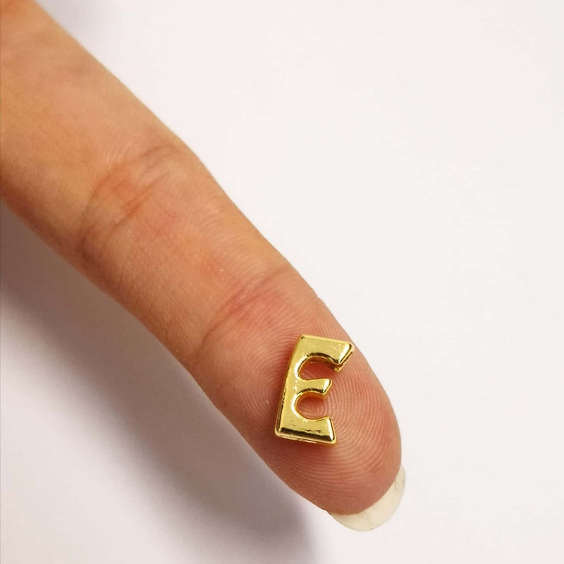 NEW!!! 24Kt Gold Plated Initial Charms, Gold Alphabet Letter Charms