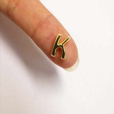 NEW!!! 24Kt Gold Plated Initial Charms, Gold Alphabet Letter Charms