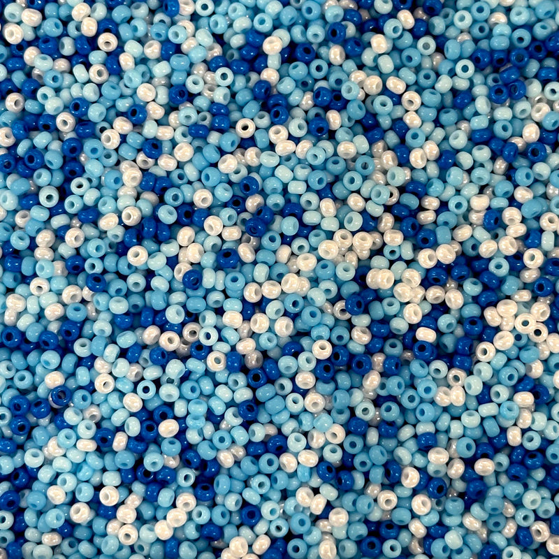 Mixed Color Preciosa Seed Beads 8/0 Rocailles-Round Hole 100 gr Pack