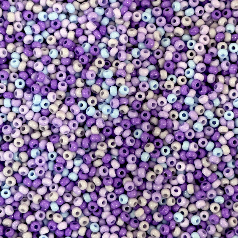 Gemischte Farbe Preciosa Rocailles 8/0 Rocailles-Rundloch 20 gr, Perlen, Rocailles- PRCS8/0-99, Stickperlen, Glasperlen, Glas-Rocailles