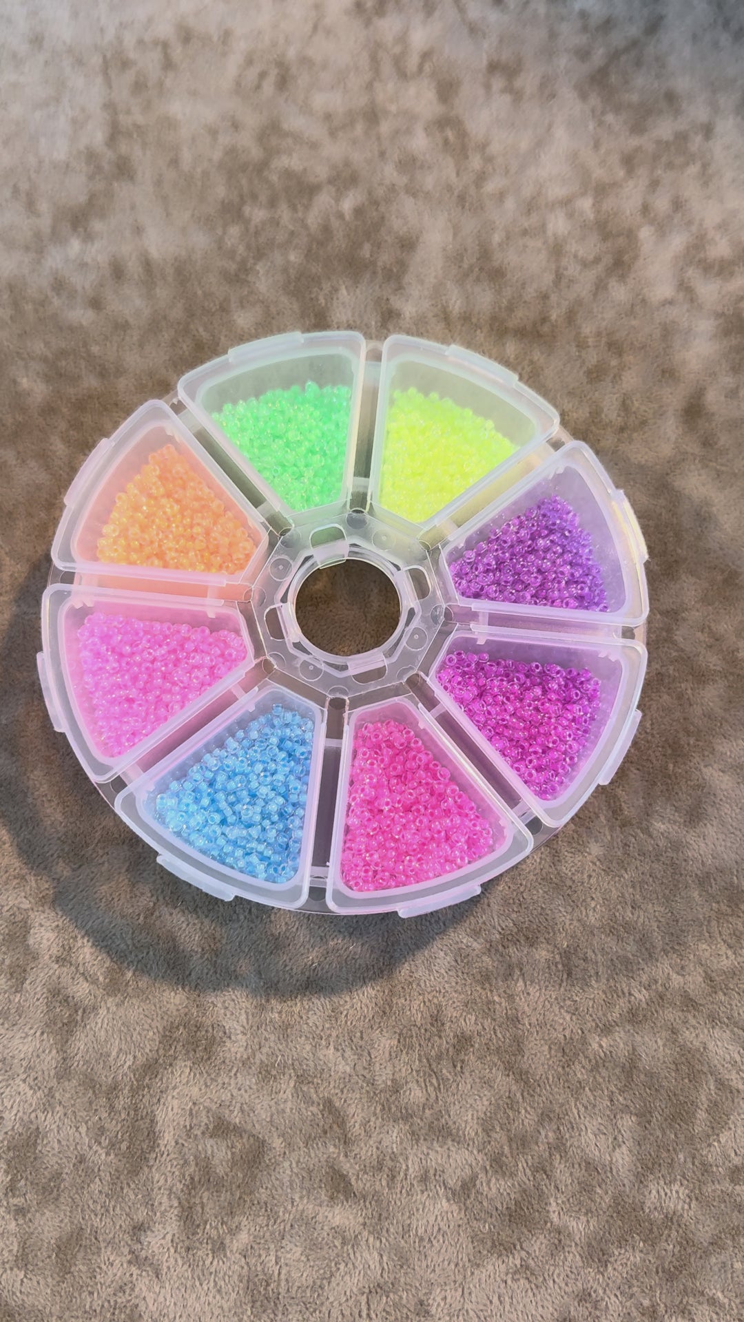 Authentic Miyuki Seed Beads 11-0 Luminous Colors Starter Kit 8 Colours,10g Each