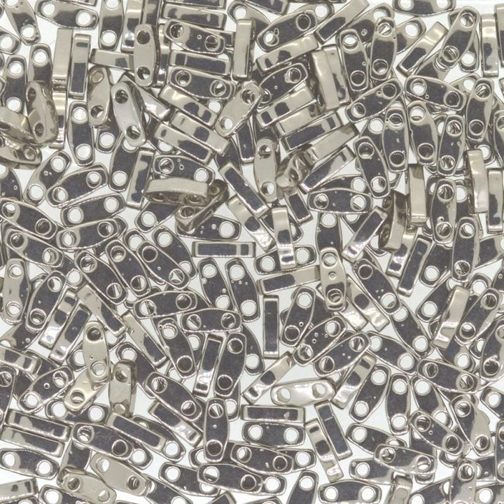 Miyuki Quarter Tila Beads 0190 Nickel Plated,
