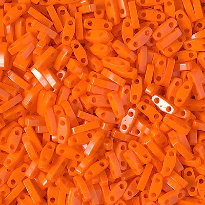 Miyuki Quarter Tila Beads 0406 Opaque Orange,