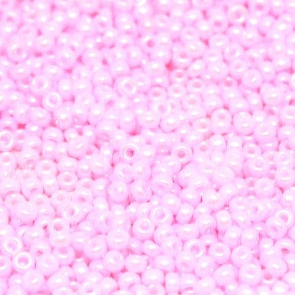 Miyuki Seed Beads 15/0, 0428 - Baby Pink Luster, 10 Gr