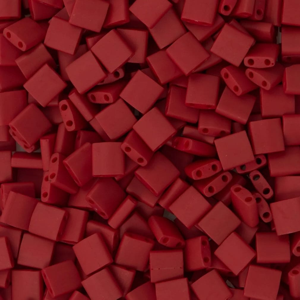 Miyuki Tila Beads TL2040 - Matted Metallic Dk.Maroon,