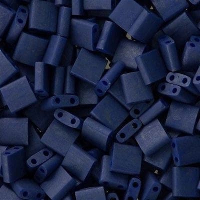 Miyuki Tila Beads TL2075 - Matted Opaque Cobalt Luster,