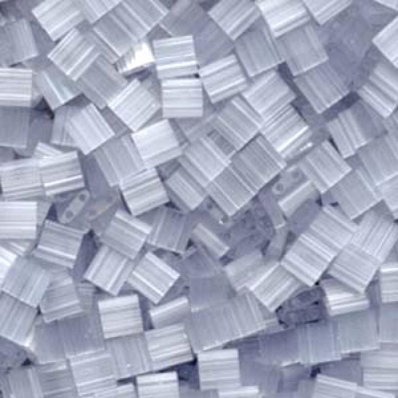 Miyuki Tila Beads  TL2596 - Silk Pale Light Grey,