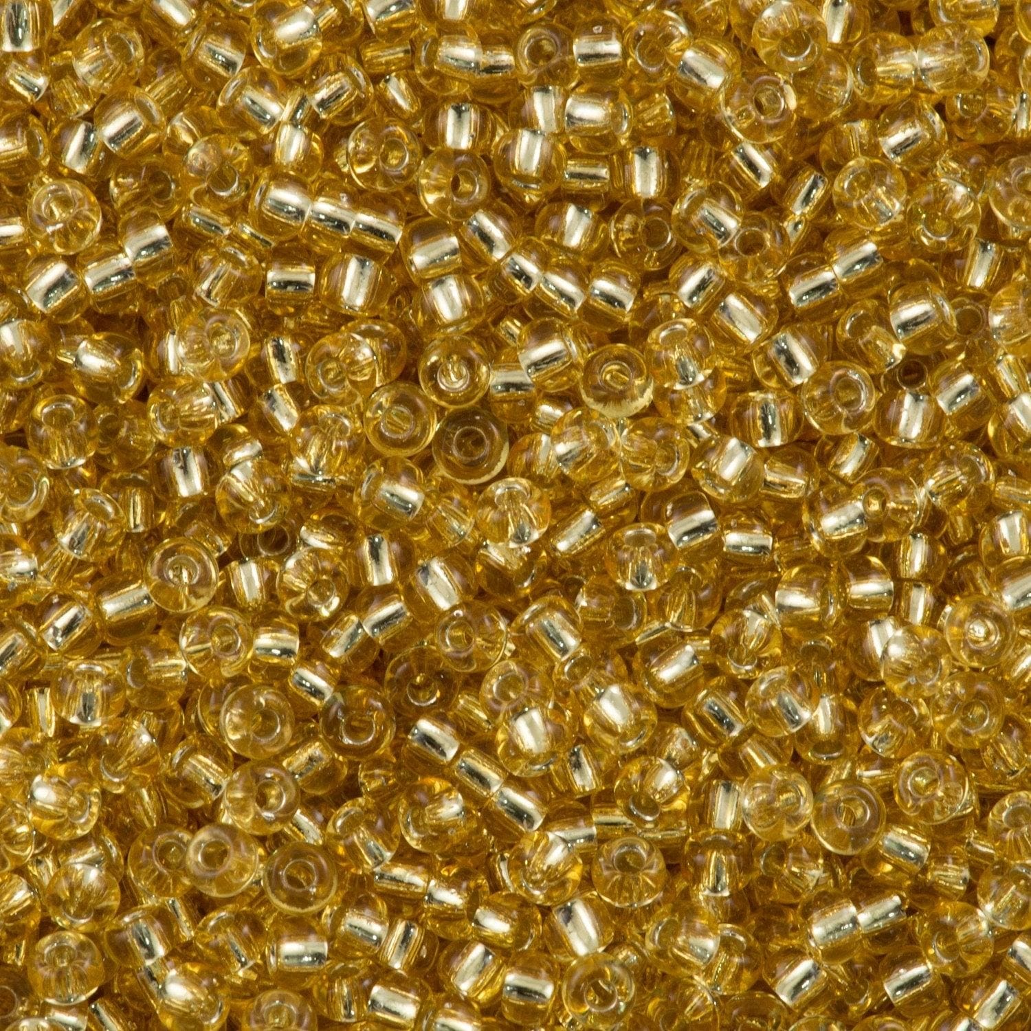 Miyuki Seed Beads 6/0 Silver Lined Gold 0003