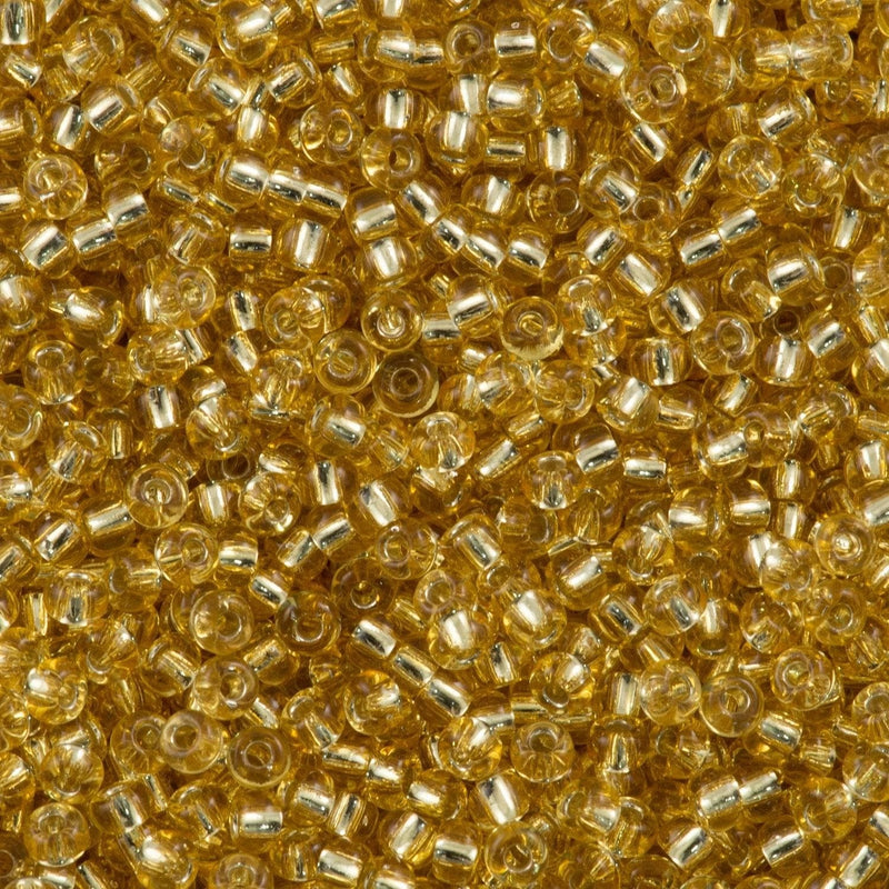 Miyuki Seed Beads 8/0 Silver Lined Gold , 0003 £2.5