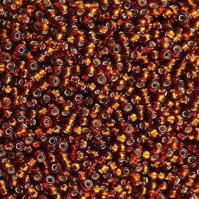 Miyuki Seed Beads 11/0 Dark Topaz Silver Lined, 0005-NEW!!!£1.5