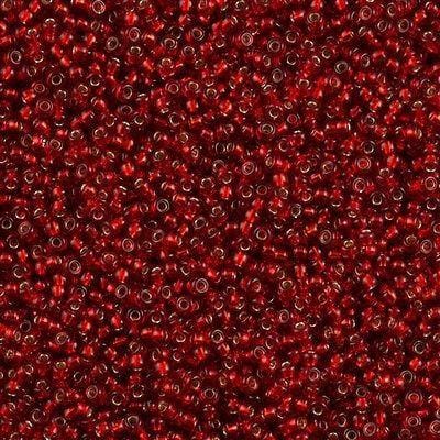 Miyuki Seed Beads 8/0 Silver Lined Ruby, 0011 £2.5