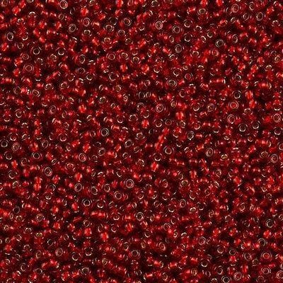 Miyuki Seed Beads 11/0 Silver Lined Rubey , 0011-NEW!!!£1.75