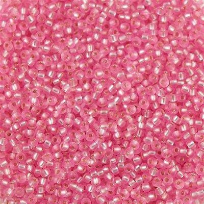 Miyuki Seed Beads 11/0 Transparent Pink Silver Lined , 0022-NEW!!!
