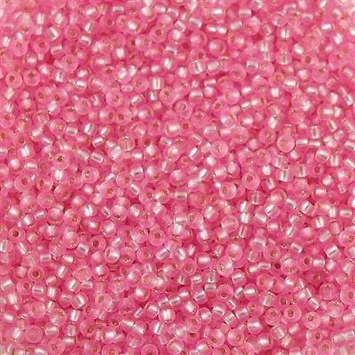 Miyuki Seed Beads 11/0 Transparent Pink Silver Lined  , 0022-NEW!!!£1.75