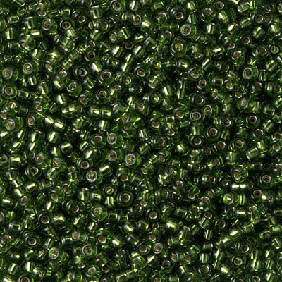 Miyuki Seed Beads 11/0 Silver Lined Olive  , 0026-NEW!!!£1.5
