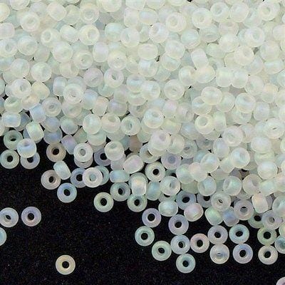 Miyuki Seed Beads 8/0 Matte Crystal AB, 0131FR