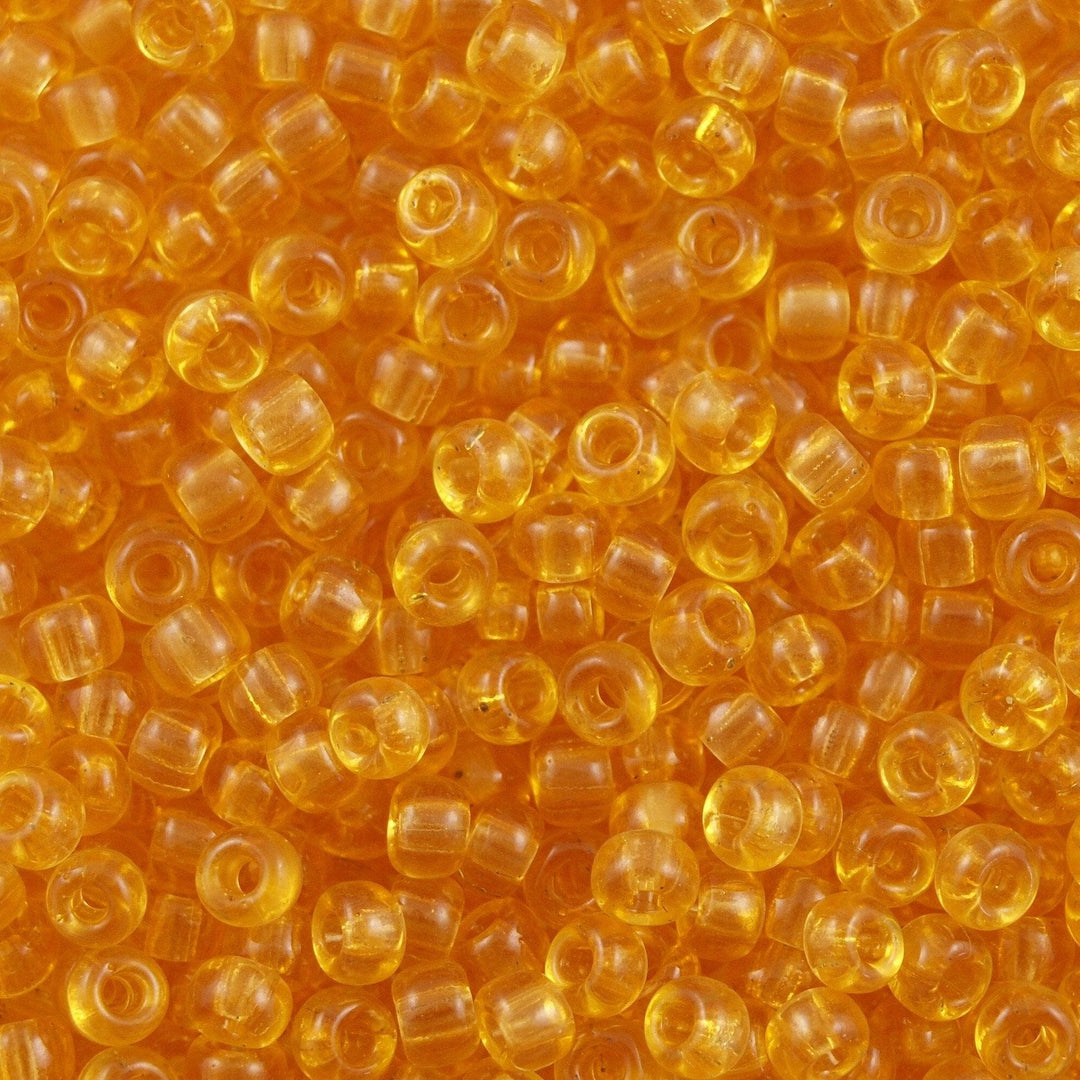 Miyuki Seed Beads 8/0 Transparent Light Topaz, 0132