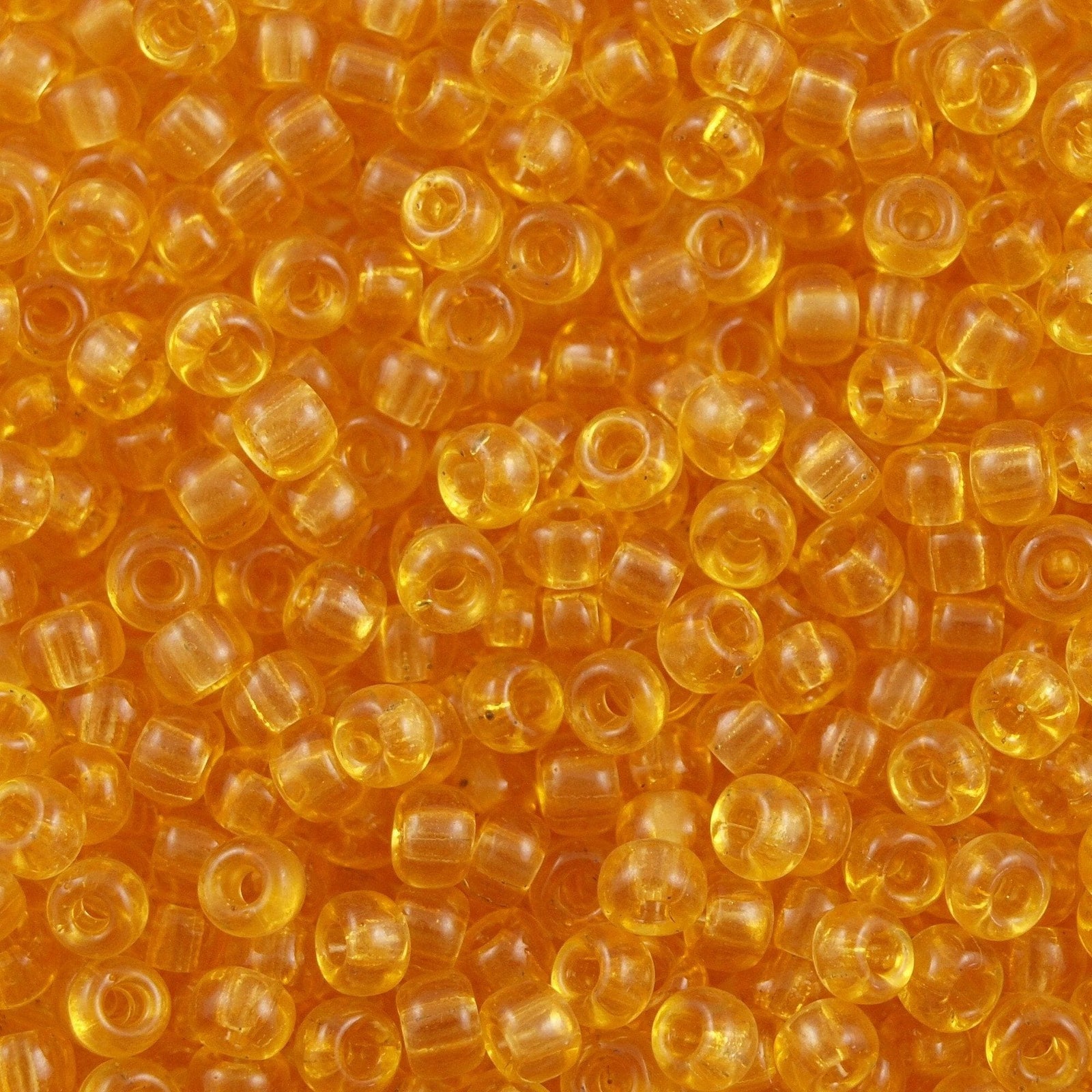 Miyuki Seed Beads 8/0 Transparent Light Topaz, 0132