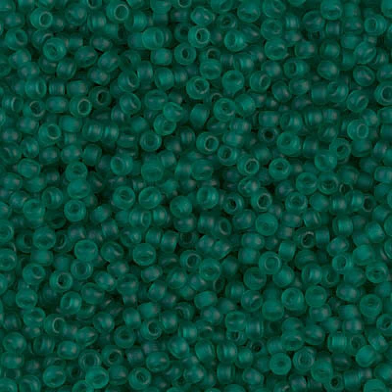 Miyuki Seed Beads 11/0 Matted Transparent Emerald ,0147F-NEW!!!