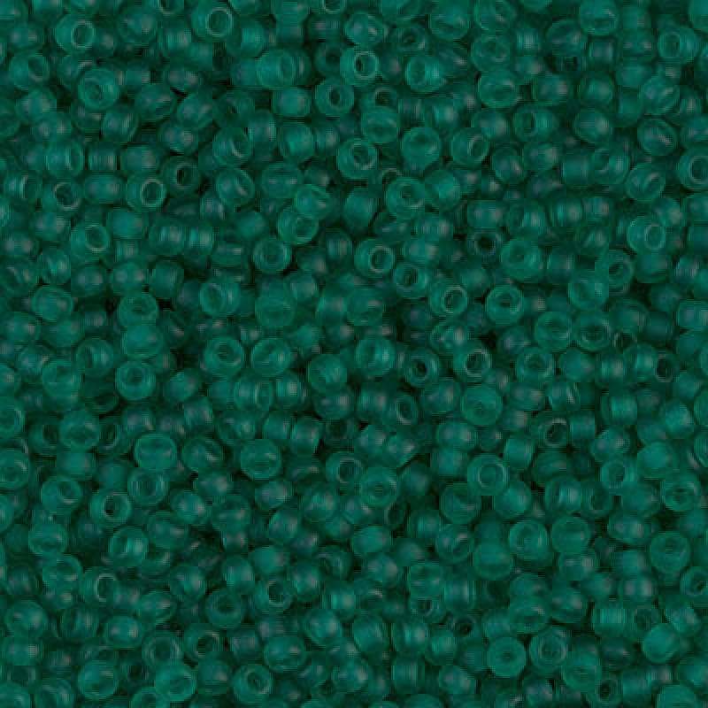 Miyuki Seed Beads 11/0 Matted Transparent Emerald  ,0147F-NEW!!!£1.75