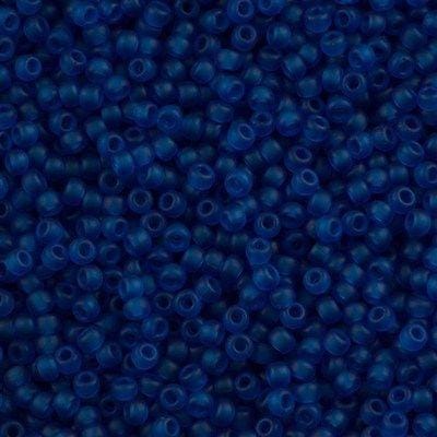 Miyuki Seed Beads 8/0 Matte Transparent Capri Blue, 0149F £2.5