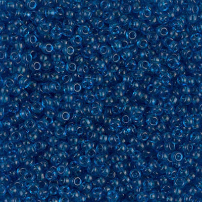Miyuki Seed Beads 11/0 Transparent Capri Blue  ,0149-NEW!!!£1.5