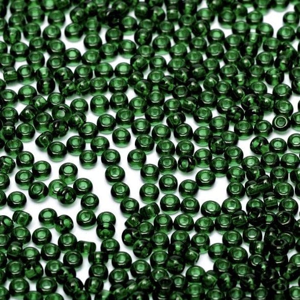 Miyuki Seed Beads 11/0 Transparent Dark Emerald ,0156-NEW!!!