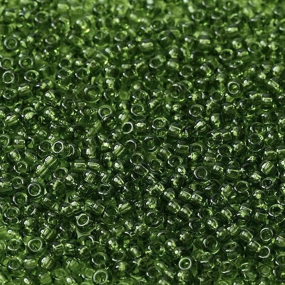 Miyuki Seed Beads 11/0 Transparent Olive  ,0158-NEW!!!£1.25