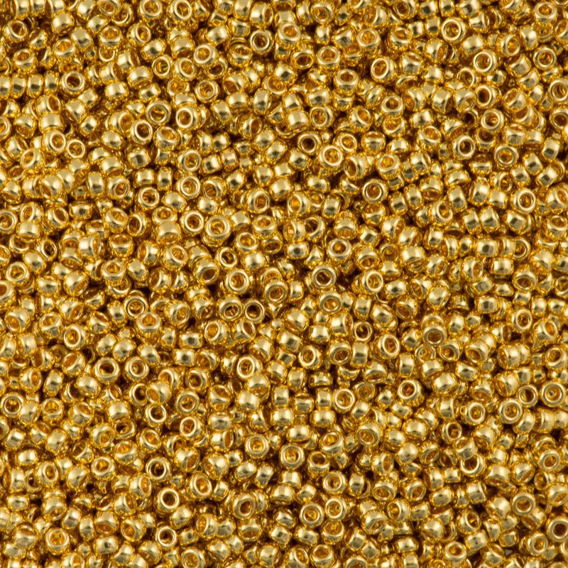 Miyuki Seed Beads 15/0, 0191 - 24kt Gold Plated, beads, miyuki beads, seed beads £5.28