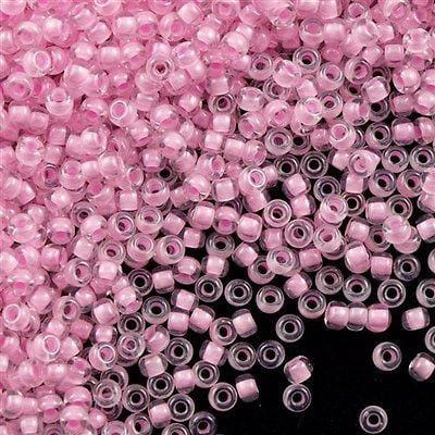 Miyuki Seed Beads 6/0  Pink Lined Crystal 0207 £2.25