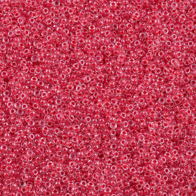 Miyuki Seed Beads 8/0 Coral Lined Crystal, 0226 £2.5