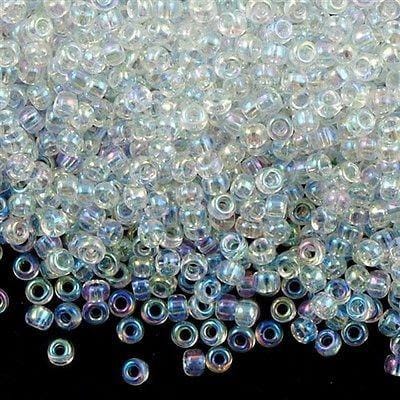 Miyuki Seed Beads 6/0 Crystal AB, 0250