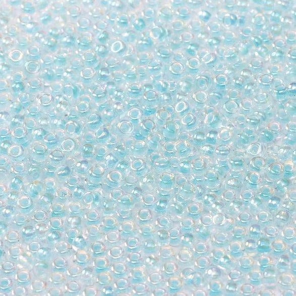 Miyuki Seed Beads 11/0 Glacier Blue Lined Crystal AB  ,0269-NEW!!!£1.75