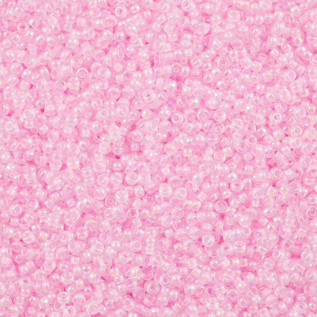Miyuki Seed Beads 11/0 Pink Lined Crystal AB ,0272-NEW!!!