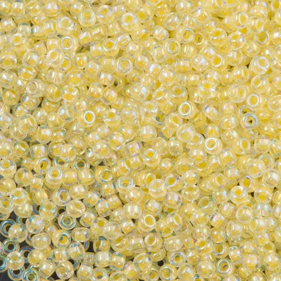 Miyuki Seed Beads 8/0 Light Yelllow Crystal AB, 0273 £2.5