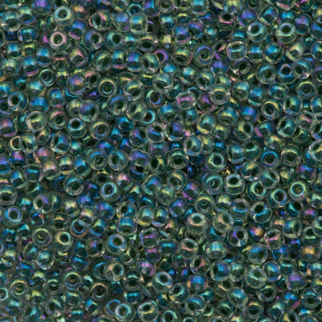 Miyuki Seed Beads 8/0 Lime Crystal AB, 0277