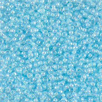 Miyuki Seed Beads 11/0 Aqua Lined Crystal AB  ,0278-NEW!!!£1.75