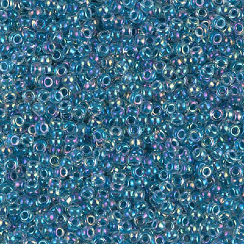 Miyuki Seed Beads 11/0 Marine Blue Lined Crystal AB ,0279-NEW!!!
