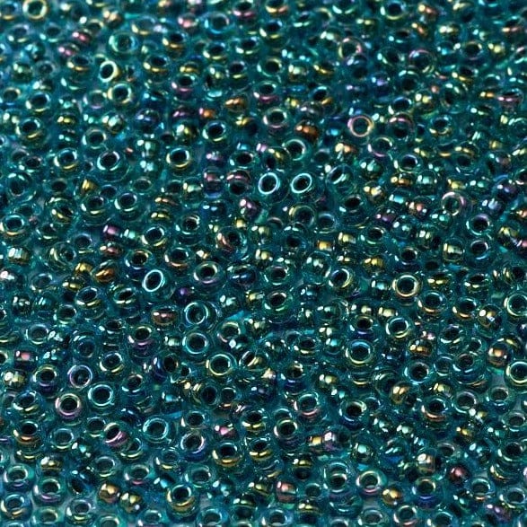 Miyuki Seed Beads 11/0 Blue Lined Aqua AB ,0339-NEW!!!