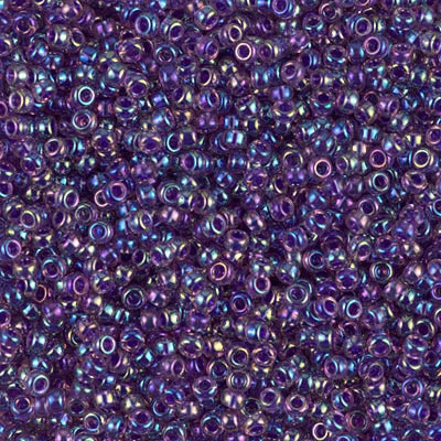 Miyuki Seed Beads Purple Lined Amethyst AB ,0356-NEW!!!£1.75