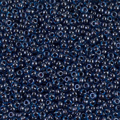 Miyuki Seed Beads Ruby Lined Capri Blue Luster ,0358-NEW!!!£1.75