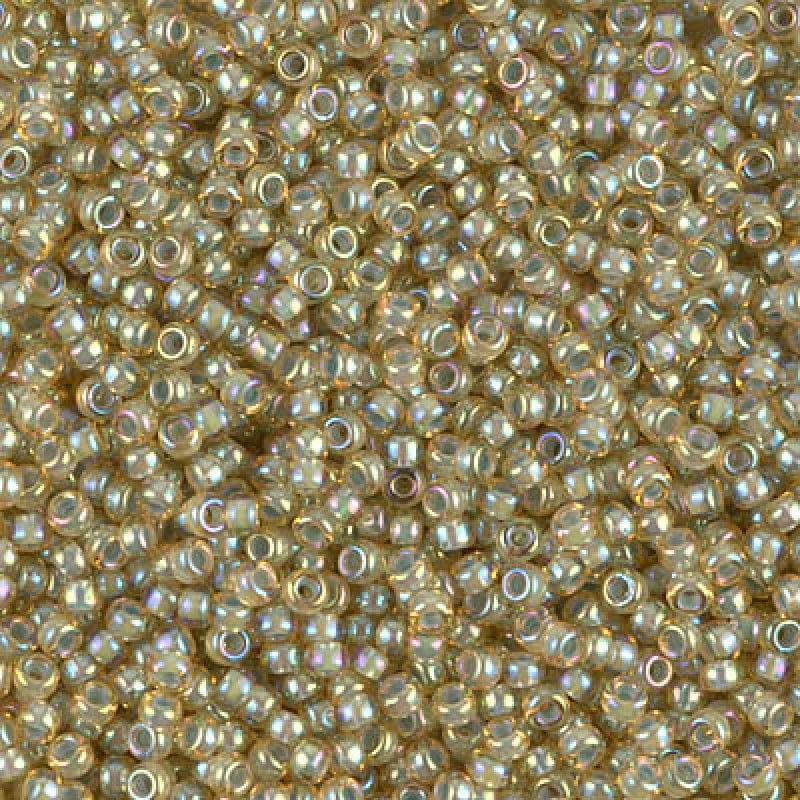 Miyuki Seed Beads Pale Blue Lined Lt.Topaz Luster ,0359-NEW!!!