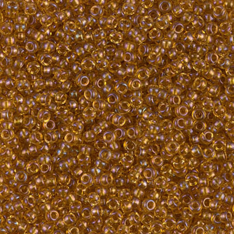 Miyuki Seed Beads 11/0 Sparkling Topaz Lined Lt. Topaz AB ,0377-NEW!!!
