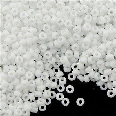 Miyuki Seed Beads 11/0 White Opaque Matted ,0402F-NEW!!!