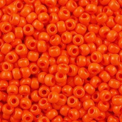 Miyuki Seed Beads 8/0   Opaque Orange , 0406 £3.3